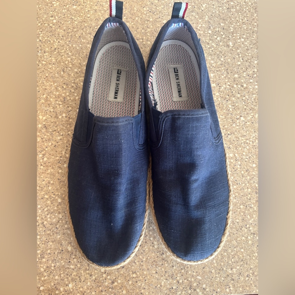 Ben Sherman Men’s Jensen Navy Slip-On Espadrille